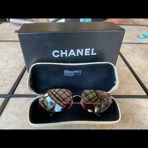 Chanel Rhinestone Sunglasses